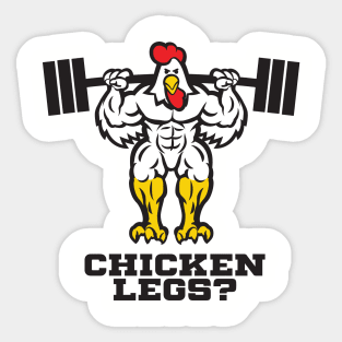 Gym Chicken Sticker